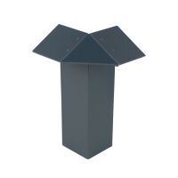 innogard Schneckenzaun Komplettsets Anthrazitgrau gepulvert