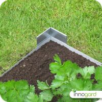 innogard Eckverbinder für Rasenkantenband (Außenecke) Galvalume AZ®