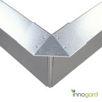 innogard Außenecke 90° für Schneckenzaun Feuerverzinkt