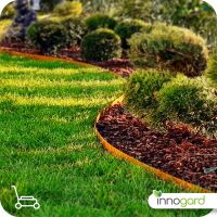 innogard Eckverbinder für Rasenkantenband (Außenecke) Corten - Höhe: 25 cm