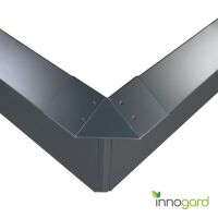 innogard Außenecke 90° für Schneckenzaun anthrazit