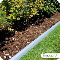 innogard Rasenkante Comfort XXL Alu-Zink 100 x 10 x 8 cm