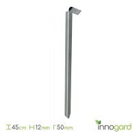 innogard Erdanker f&uuml;r Rasenkante breit Alu-Zink