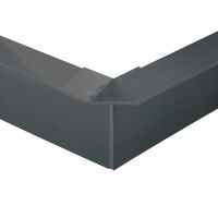 innogard Außenecke 90° für Schneckenzaun corten