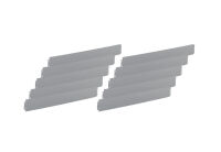 SET: Rasenkante schmal "Klick-Fix" Alu-Zink 100...